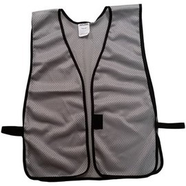 Light Grey Safety Vests - Soft Mesh Plain Material - Texas America Safety Company …