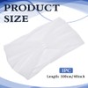 MAYJOYDIY White Tulle Scarves, Real White