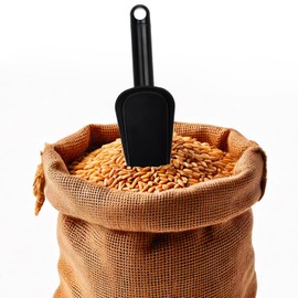 COM-FOUR® 2X Feed Scoop for portioning Animal Feed – Plastic Sack Scoop – Measuring Scoop for Pets – Weighing Scoop for Feed and Seeds