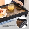 SONGMICS Bed Tray Table with Bamboo Folding Legs, Sofa Breakfast