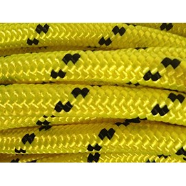 1/2 Inch by 100 Feet Arborist Rigging Rope, Yellow