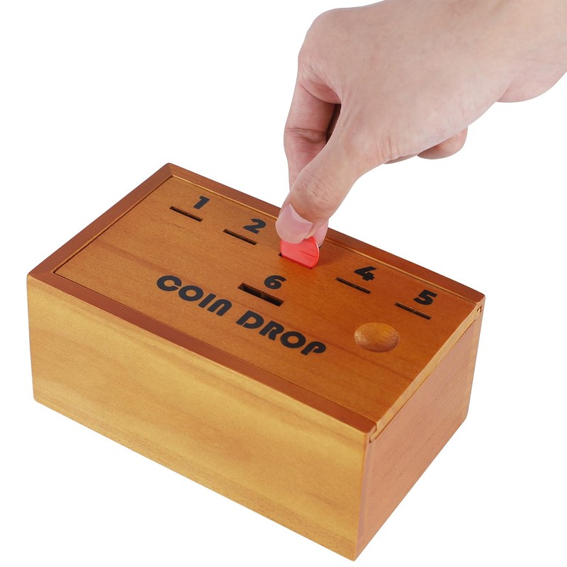 Juegoal Coin Drop Set, Pennies Dice Games for Kids and