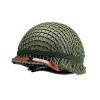 LUCKYYAN Perfect WW2 US Army M1 Green Helmet Replica with