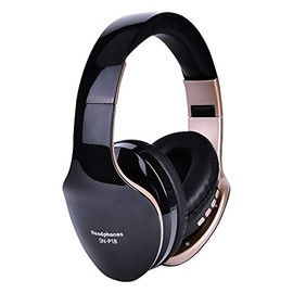 Wireless Foldable Gaming Headphones - Black