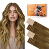 DOORES Invisi Edge Tape in Hair Extensions Real Human Hair,