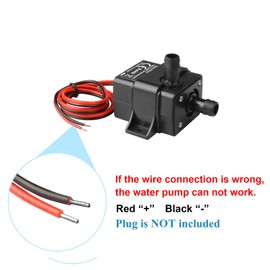 MOUNTAIN_ARK DC 12V Mini Submersible Water Pump 63 Gal Pump for Aquarium Fish Tank Hydroponic Fountains