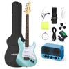 MOSEN 39in Full Size Beginner Electric Guitar Starter Kit, Beginner