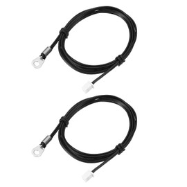 PATIKIL 10K NTC Temperature Sensor, 2 Pcs 40 Inch 1% 3950 Waterproof Copper Temperature Sensor Probe Temp Sensor Digital Temperature Transmitter Extension for Air Conditioner Fridge