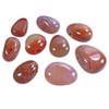 Lebensquelle Plus Fire Agate Drop Pendant, Drilled Tumbled Stone Pendant