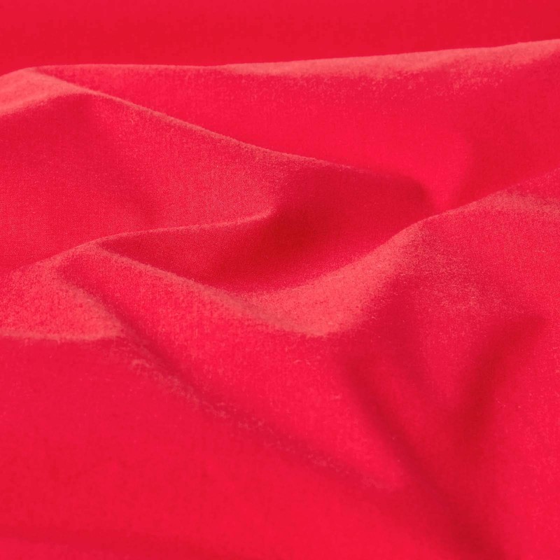 HOMESCAPES Red Pure Egyptian Cotton Oxford Pillowcase Standard Size 200