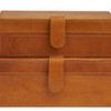Deco 79 Leather Handmade Decorative Box Storage Decorative Keepsake Boxes