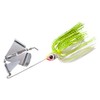 BOOYAH Buzz Buzzbait Bass Fishing Lure, White/Chartreuse Shad, 3/8 oz