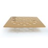 Poyde 4-1/4 Inch Screw-in Square Floor Drain Cover Replacement Shower