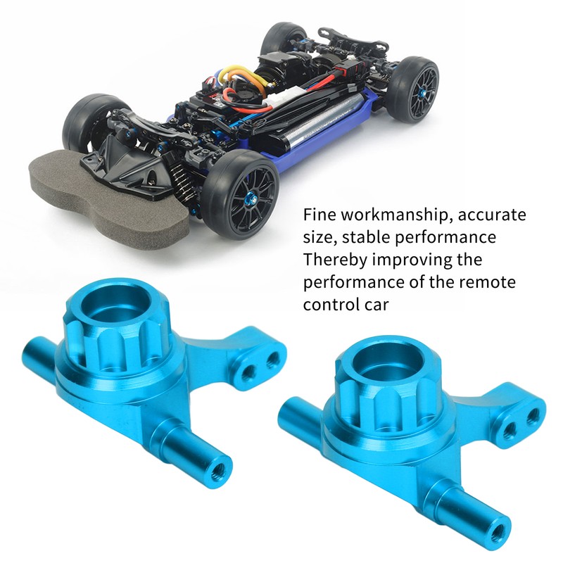 Aluminum Alloy Front Knuckle Arms Steering Cup for Tamiya TT02