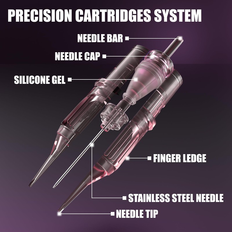 NEDPAIN Adjustable Stroke Wireless Tattoo Pen Kit with Ink and