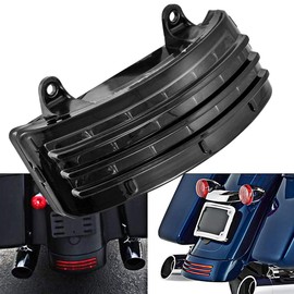 NATGIC Motorcycle Tail Light Tri Bar Tail Light L-E-D Brake Light with Turn Signal and Running Light for Ha-rley Dav-idson FLHX FLTRX Street Glide Touring - Smoke Lens