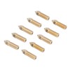 10Pcs 3D Printer Nozzle Kit High Flow Smoother Operation Bass