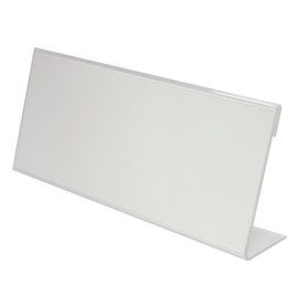 Plus Acrylic Card Holder, L Shape, W8.3 x D1.6 x H3.5 inches (210 x 41 x 90 mm), CT-102L 62-210