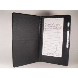 Unbranded/Generic Black Waitress Pad Holder Guest Check Book Order Pad Book NEW