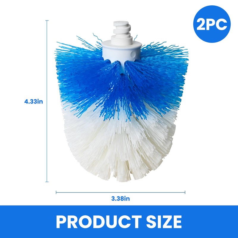 2 Pack Good Grips Toilet Brush Replacement Head for OXO