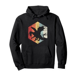 Retro Dragon Pullover Hoodie
