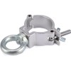 Riggatec half clamp - Half coupler silver, 48-51 mm.