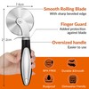 Premium Pizza Cutter Wheel, Stainless Steel Sharp Pizza Slicer,Smooth Rotating