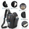 BANGE Fashion Sling Bag, Waterproof Shoulder bag, Crossbody Backpack for