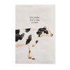 Mud Pie 41500184C Farm Dish Towel Cow, 26" x 16