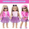 American 18 Inch Doll Makeup Accessories And Clothes,Tote Bag Set