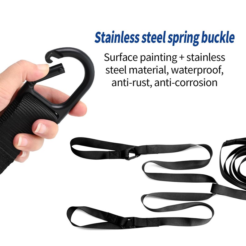 Hoypeyfiy Outdoor Snowmobile Tow Strap Emergency ATV Sleds Reinforced Nylon