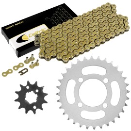 Caltric Drive Chain & Sprockets Kit fits Yamaha Breeze 125 YFA1 1989 1990 1991 1992-2004