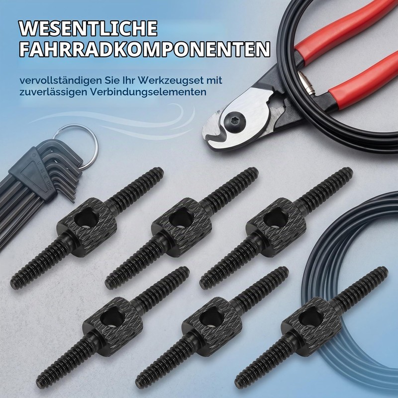 BLPRKOT Bicycle Inner Tube Brake Bicycle Shift Cable Connector 26