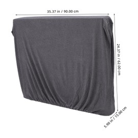 NOLITOY Radiator Cover Dust Protector Elegant Fabric Heater Easy to Clean Stylish Home Decor Enhancement Deep Grey