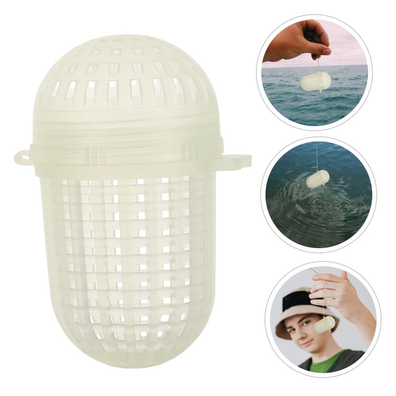 Mipcase 50pcs Fishing Bait Cage Trap for Crawfish Shrimp Crab