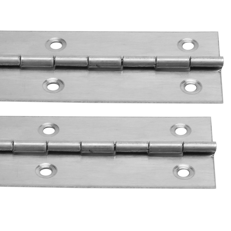 KEILEOHO 4 PCS 38cm Piano Hinge, 15 Inch Stainless Steel