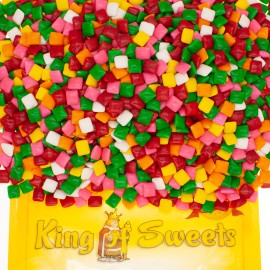 Dubble Bubble Double Bubble Assorted Chewing Gum Chiclets in a Bulk Resealable Bag - 5 Pound