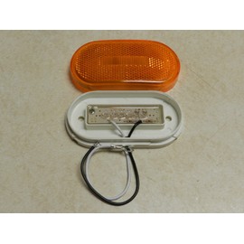 Optronics (1) Amber Camper Trailer Rv Light 6 LED 2 X 4 Surface Mount Clearance Marker