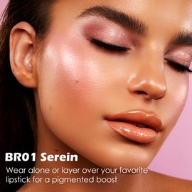 FOCALLURE Glitter Lip Gloss,High Shine Shimmer Lipstick,Long Lasting Plumping Lipgloss,Hydrating,Moisturizing,Non-Sticky and Lightweight Formula for Lip Color,Serein