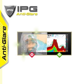 IPG Anti-Glare Made for Simrad NSX ULTRAWIDE 3012UW 12 Inch Chartplotter Fishfinder Display Matte Finish Screen Protector Film, Perfect for Outdoor Use for NSX-12