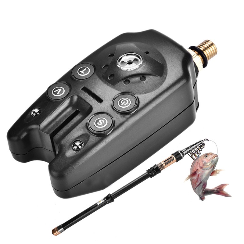 LED Fishing Electronic Fish Bite Alarm Finder Sound Alert Indicator