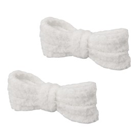 Apoukmty 1 Pcs Puffy ShoeLaces Flat Fuzzy Shoe Laces For Sneakers Shoe Decoration (white)