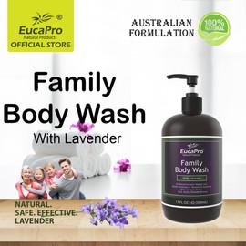 EucaPro Family Body Wash (Lavender, Eucalyptus) SLS Paraben Sulphate Free