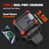 Yls 2 Pack LED Rechargeable Work Light with Clamp, 2100LM