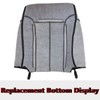 SecosAutoparts Front Driver Side Top Lean Back Replacement Leather Seat
