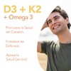 NatGel Vitaminas D3 + K2 y Omega 3 | Formula