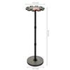 MyGift Freestanding Baseball Bat Rack, Vintage Weathered Gray Solid Wood