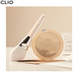 CLIO Shade & Shading + Brush Set 2items [Fish-shaped Bun Edition], Color:01 Warm