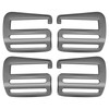 PATIKIL G Hook Webbing Slide Buckles 38mm, 2 Pair Metal