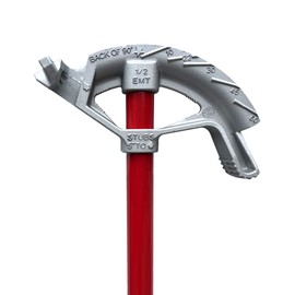 1/2” EMT Bender - Hand Bender with Head and Steel Handle - Aluminum Conduit Bender Full Assembly - Conduit Metal Pipe Bender with handle - Pack of 1